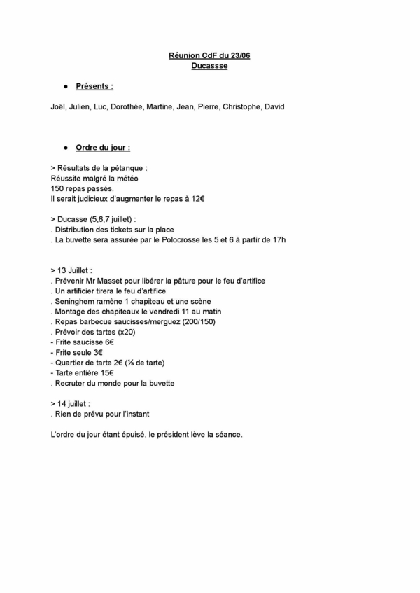 Réunion CdF du 23-06 Ducasse