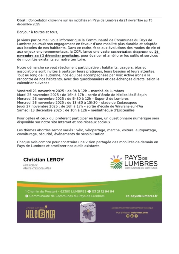 CONCERTATION CITOYENNE